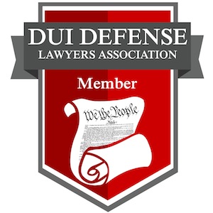 dui defense lawyer badge